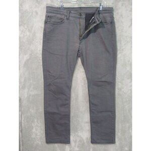 Levis 511 Jeans Mens 36x30 Black Denim Skinny Fit Mid Rise Dark Wash Stretch